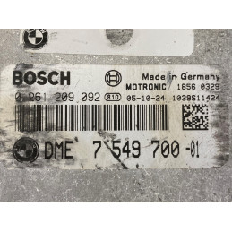 ECU MOTOR BOSCH ME9.2.2 0261209092 BMW 7549700