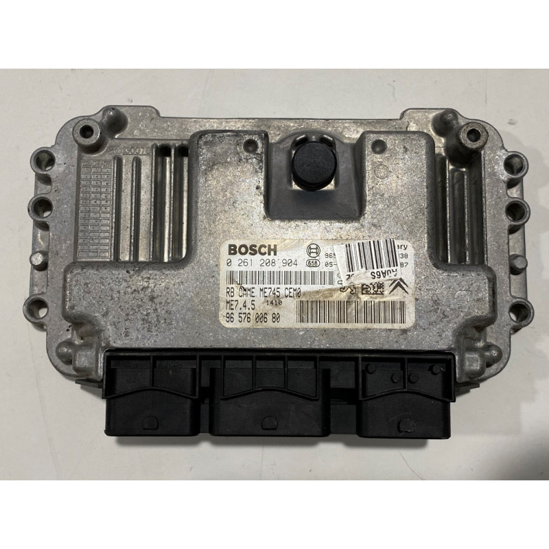 ENGINE ECU BOSCH ME7.4.5 0261208904 PSA 9657600680