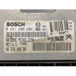 ECU MOTOR BOSCH ME7.4.5 0261208904 PSA 9657600680