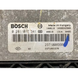 ECU MOTOR BOSCH EDC17C11-3.4 0281017341 RENAULT 237100899R 237101157R