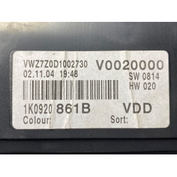 CUADRO INSTRUMENTOS SIEMENS VDO 110.080.247/034 VOLKSWAGEN GOLF V 1K0920861B