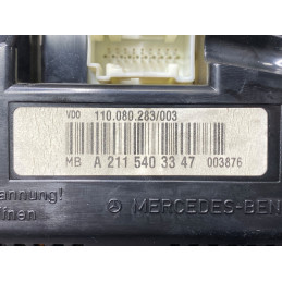 CUADRO INSTRUMENTOS SIEMENS VDO 110.080.283/003 MERCEDES A2115403347