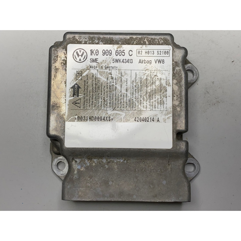 ECU AIRBAG SIEMENS 5WK43413 VAG 1K0909605C