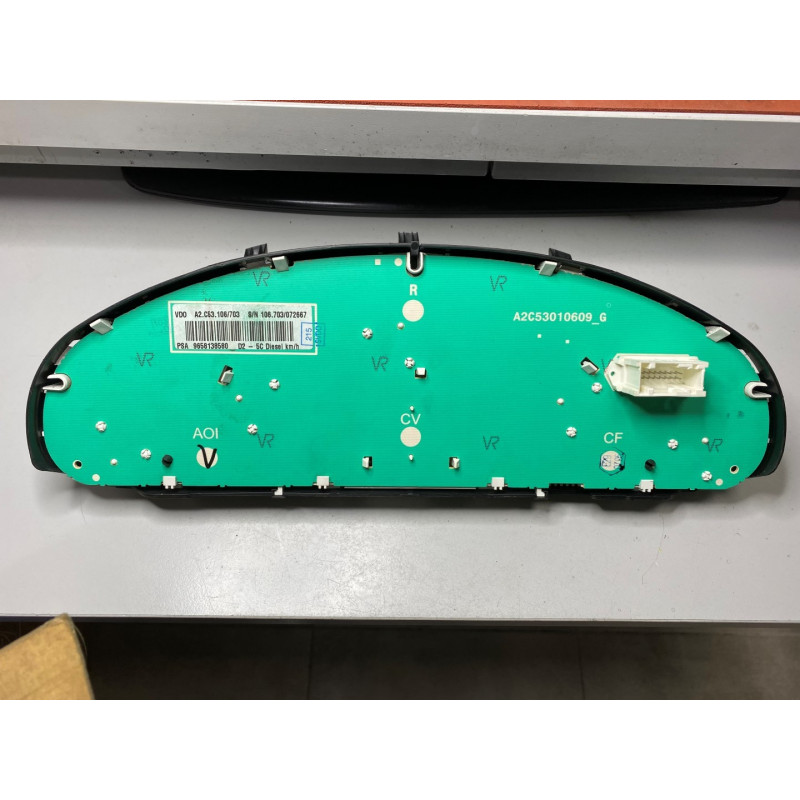 INSTRUMENT CLUSTER VDO A2C53096062 PSA 9658138580 NUEVO