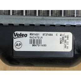 RADIADOR VALEO 872748A PSA 9647511480 / 1330.F9