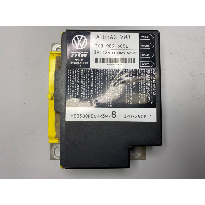 AIRBAG ECU TRW 391124 VAG 3C0909605L