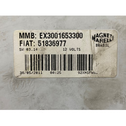 INSTRUMENT CLUSTER MAGNETI MARELLI EX3001653300 FIAT 51836977