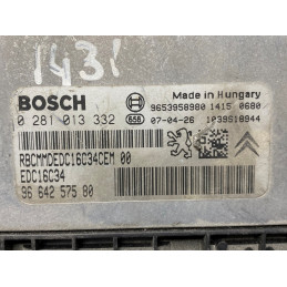 ECU MOTOR BOSCH EDC16C34-4.11 0281013332 PSA 9664257580