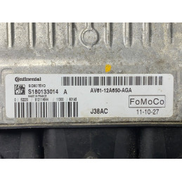 ECU MOTOR CONTINENTAL SID807EVO S180133014A FORD AV61-12A650-AGA