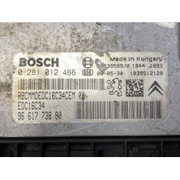 ECU MOTOR BOSCH EDC16C34-2.10 0281012466 PSA 9661773880