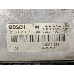 ECU MOTOR BOSCH EDC16C3-10.22 0281011776 RENAULT 8200391966 8200386508