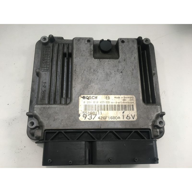 ECU MOTOR BOSCH EDC16C8-1.1 0281010455 ALFA ROMEO 147 1.9 JTD 140HP 55188111 / SW 1037367333 - VIRGIN