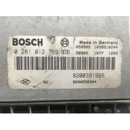 ECU MOTOR BOSCH EDC16C3 0281012769 RENAULT 8200391966 8200558304