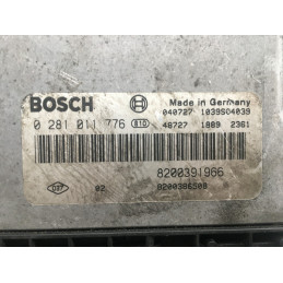 ECU MOTOR BOSCH EDC16C3-10.22 0281011776 RENAULT 8200391966 8200386508