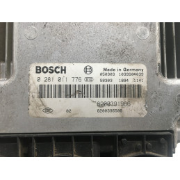 ECU MOTOR BOSCH EDC16C3-10.22 0281011776 RENAULT 8200391966 8200386508