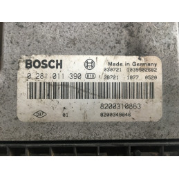 ECU MOTOR BOSCH EDC16C3-10.22 0281011390 RENAULT 8200310863 8200349846