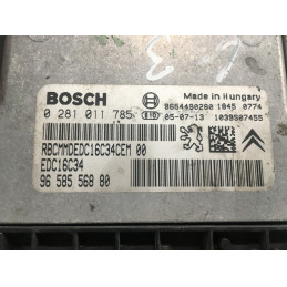 ECU MOTOR BOSCH EDC16C34-2.50 0281011785 PSA 9658556880