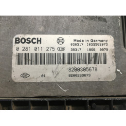 ECU MOTOR BOSCH EDC16C3-10.22 0281011275 RENAULT 8200305678 8200269879