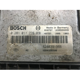 ECU MOTOR BOSCH EDC16C3-10.22 0281011776 RENAULT 8200391966 8200386508