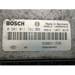 ECU MOTOR BOSCH EDC15C13-6.2 0281011724 RENAULT 8200311550 8200384493