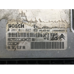 ECU MOTOR BOSCH EDC16C34-2.10 0281011627 PSA 9656161880