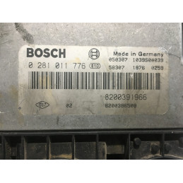 ECU MOTOR BOSCH EDC16C3-10.22 0281011776 RENAULT 8200391966 8200386508