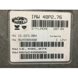 ECU MOTOR MAGNETI MARELLI IAW 48P2.76 16623004 PSA 9645989480 9648620880