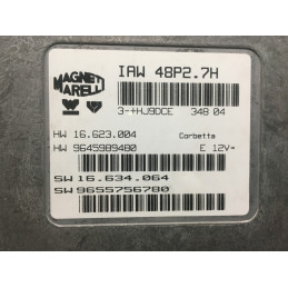 ECU MOTOR MAGNETI MARELLI IAW 48P2.7H 16623004 PSA 9645989480 9655756780