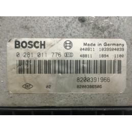 ECU MOTOR BOSCH EDC16C3-10.22 0281011776 RENAULT 8200391966 8200386508