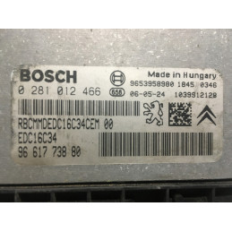 ECU MOTOR BOSCH EDC16C34-2.10 0281012466 PSA 9661773880