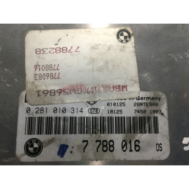 Calculateur BMW Bosch 0281010314 – D'occasion, Fonctionnel, Pour Plusieurs Modèles