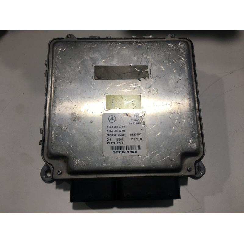 ENGINE ECU DELPHI CRD3.58 28274145 MERCEDES A6519008900 A6519017800