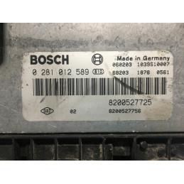 ECU MOTOR BOSCH EDC16C3-10.23 0281012589 RENAULT 8200527725 8200527756