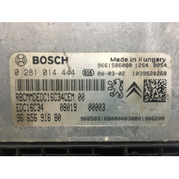 ECU MOTOR BOSCH EDC16C34-5.90 0281014444 PSA 9665691680