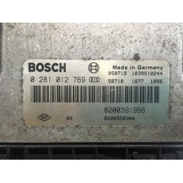 ECU MOTOR BOSCH EDC16C3 0281012769 RENAULT 8200391966 8200558304