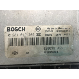 ECU MOTOR BOSCH EDC16C3 0281012769 RENAULT 8200391966 8200558304