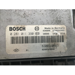 ECU MOTOR BOSCH EDC16C3-10.22 0281011390 RENAULT 8200310863 8200349846