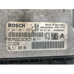 ECU MOTOR BOSCH EDC16C34-2.10 0281011627 PSA 9651128880