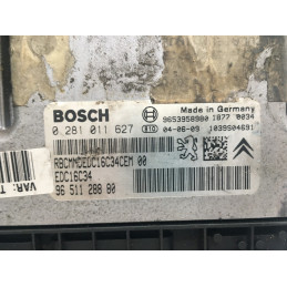 ECU MOTOR BOSCH EDC16C34-2.10 0281011627 PSA 9651128880