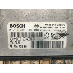 ECU MOTOR BOSCH EDC16C34-4.11 0281012619 PSA 9661032980