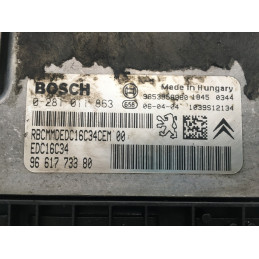 ECU MOTOR BOSCH EDC16C34-2.10 0281011863 PSA 9661773380