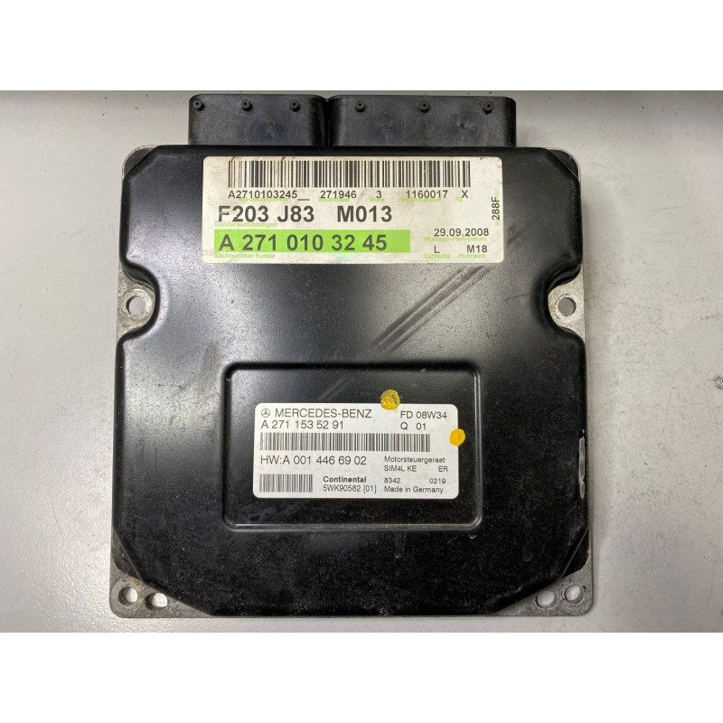 ECU MOTOR CONTINENTAL SIM4L KE 5WK90582 MERCEDES A2711535291