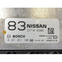 ENGINE ECU BOSCH EDC17C84-3.1 0281031100 NISSAN 237104EB0D