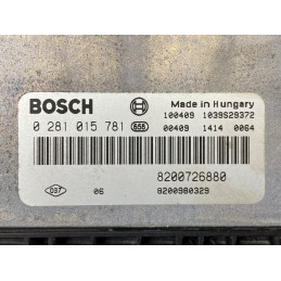 ECU MOTOR BOSCH EDC16CP33-6.6 0281015781 RENAULT 8200726880 8200980329