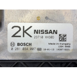 ECU MOTOR BOSCH EDC17C84 0281034007 NISSAN 23710XH30D