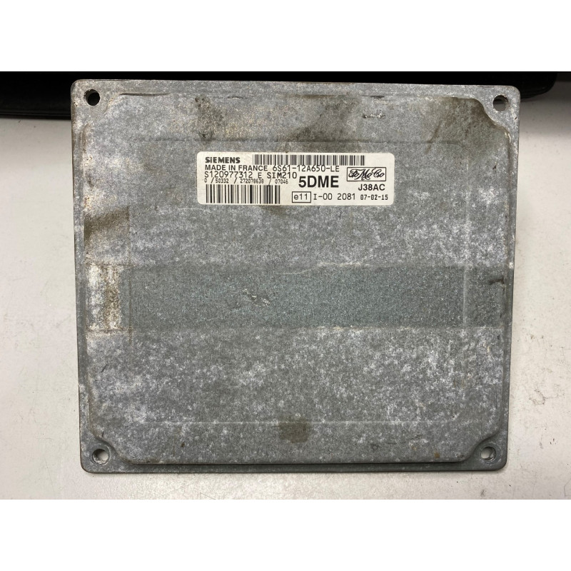 ENGINE ECU SIEMENS SIM210 S120977312E FORD 6S61-12A650-LE 5DME ENGINE ECU SIEMENS SIM210 S120977312E FORD 6S61-12A650-LE 5DME