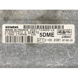 ENGINE ECU SIEMENS SIM210 S120977312E FORD 6S61-12A650-LE 5DME