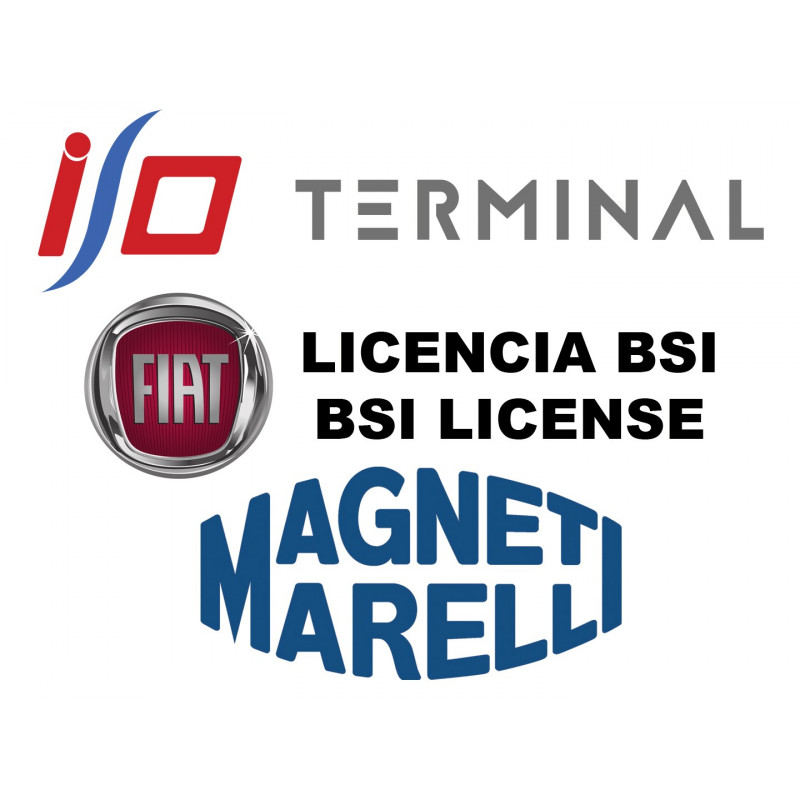I/O TERMINAL FIAT BSI 1 SOFTWARE LICENSE (MARELLI BSI)