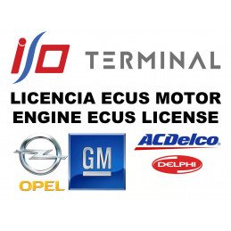 I/O TERMINAL OPEL ECU SOFTWARE LICENSE