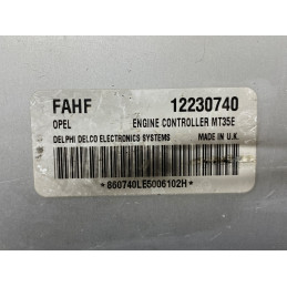 ECU MOTOR DELPHI DELCO MT35E OPEL 12230740 FAHF